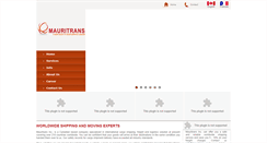 Desktop Screenshot of mauritrans-inc.com