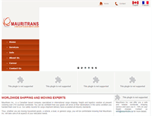 Tablet Screenshot of mauritrans-inc.com